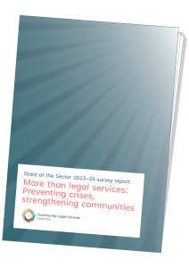 Cover page for the more than legal services report